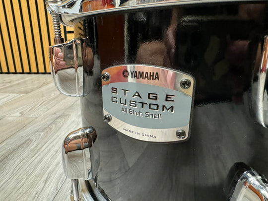 Yamaha Stage Custom Birch 8”x7” Rack Tom Drum / Black / Hardware #WM38