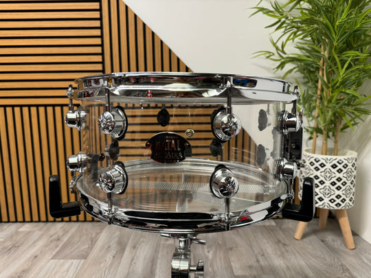 Natal Arcadia Acrylic Snare Drum 13” x 6.5” / 8-Lug / Transparent #OZ27