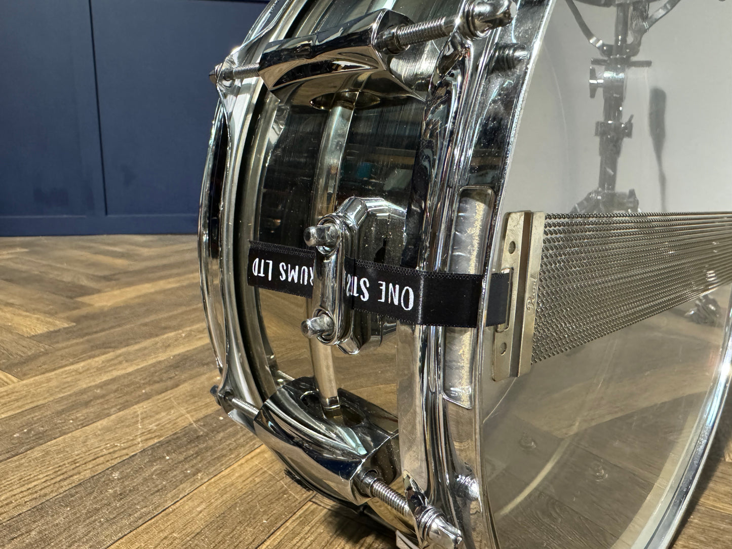 Pearl Custom Alloy Sensitone Steel 14” x 5.5” Snare Drum / 8-Lug #NV42