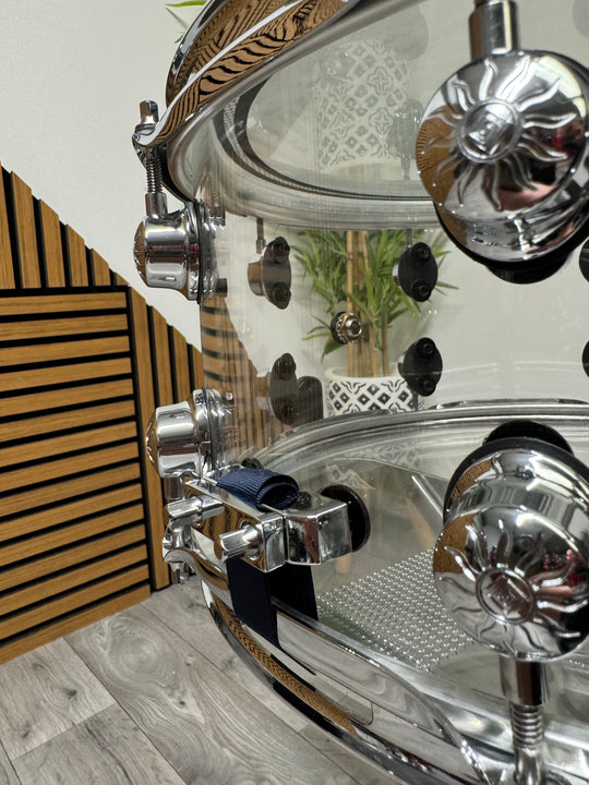 Natal Arcadia Acrylic Snare Drum 13” x 6.5” / 8-Lug / Transparent #OZ27