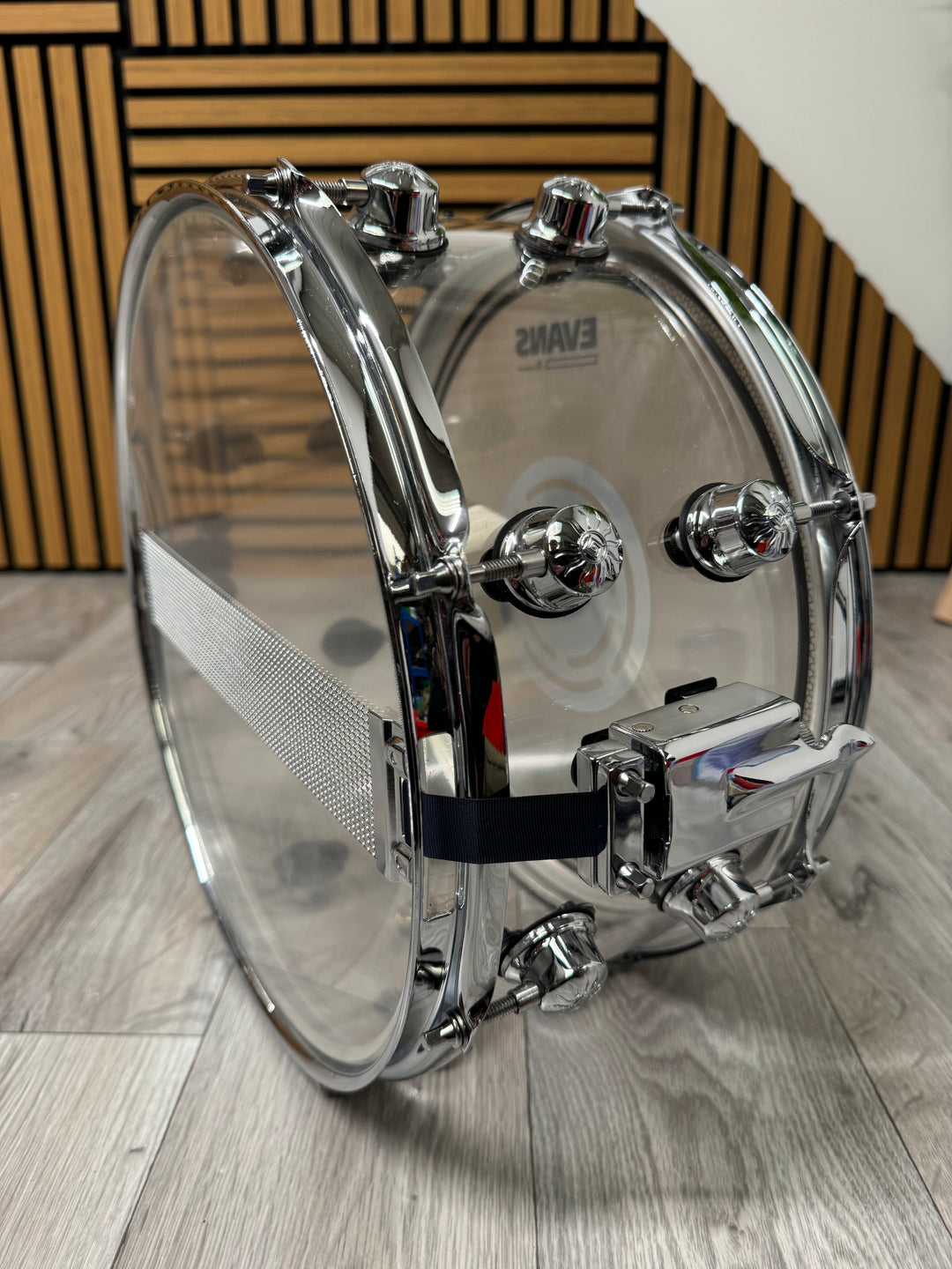 Natal Arcadia Acrylic Snare Drum 13” x 6.5” / 8-Lug / Transparent #OZ27