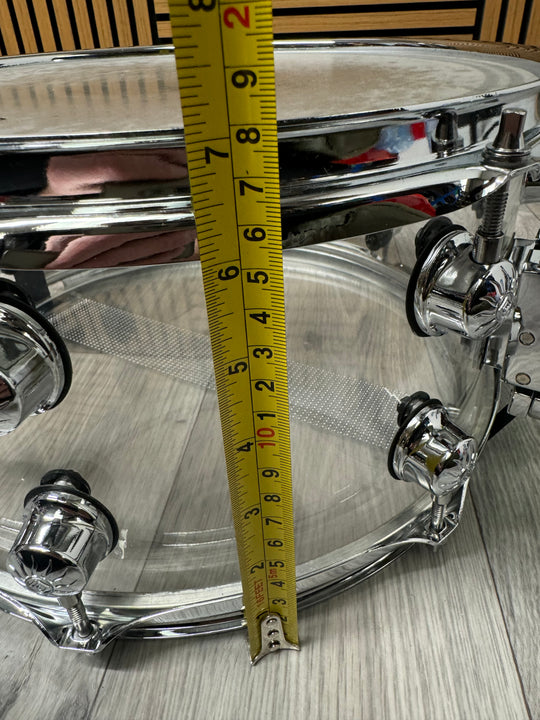 Natal Arcadia Acrylic Snare Drum 13” x 6.5” / 8-Lug / Transparent #OZ27