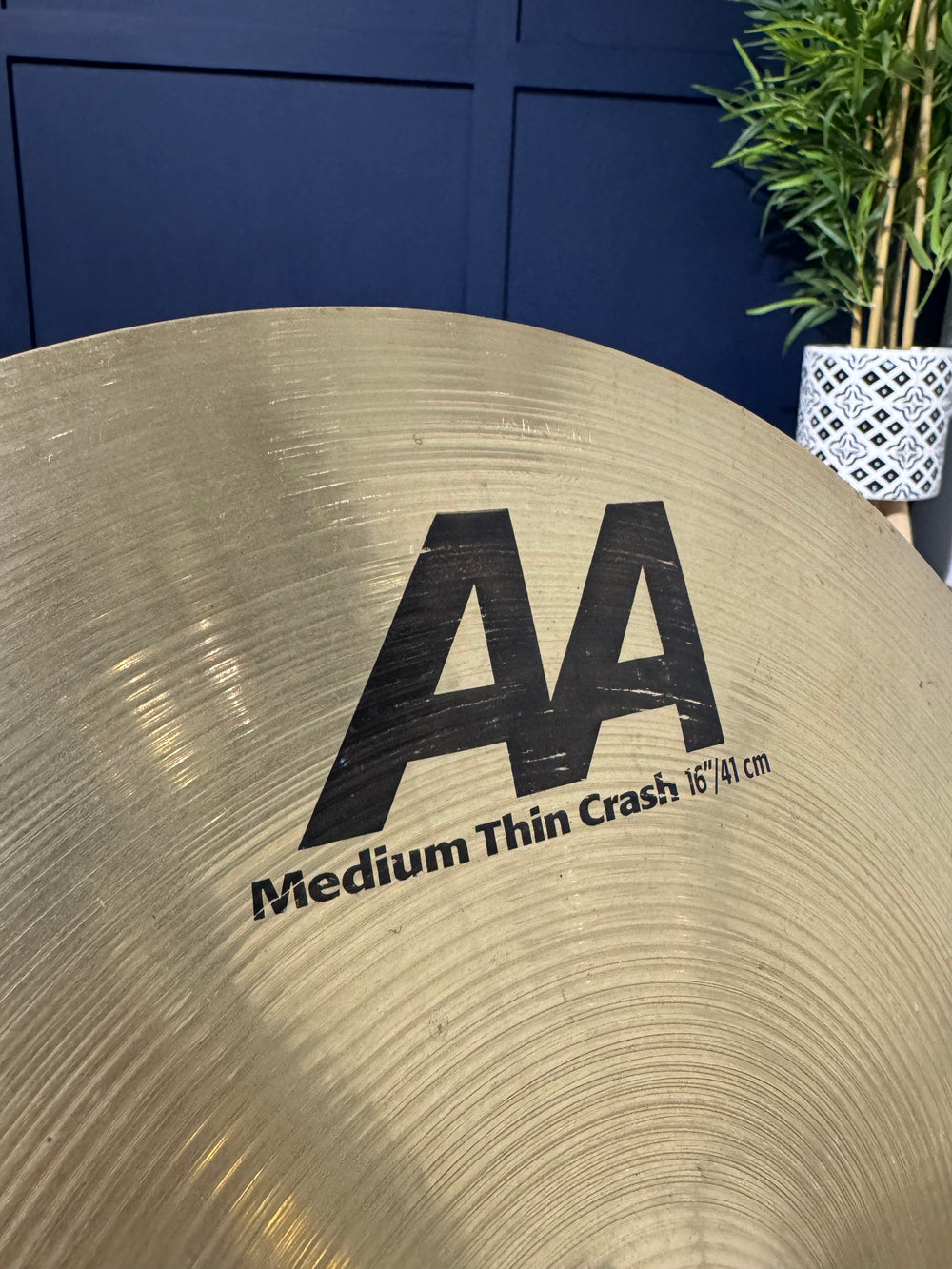 Sabian AA Medium Thin Crash 16"/40cm Cymbal / Drum #MK82
