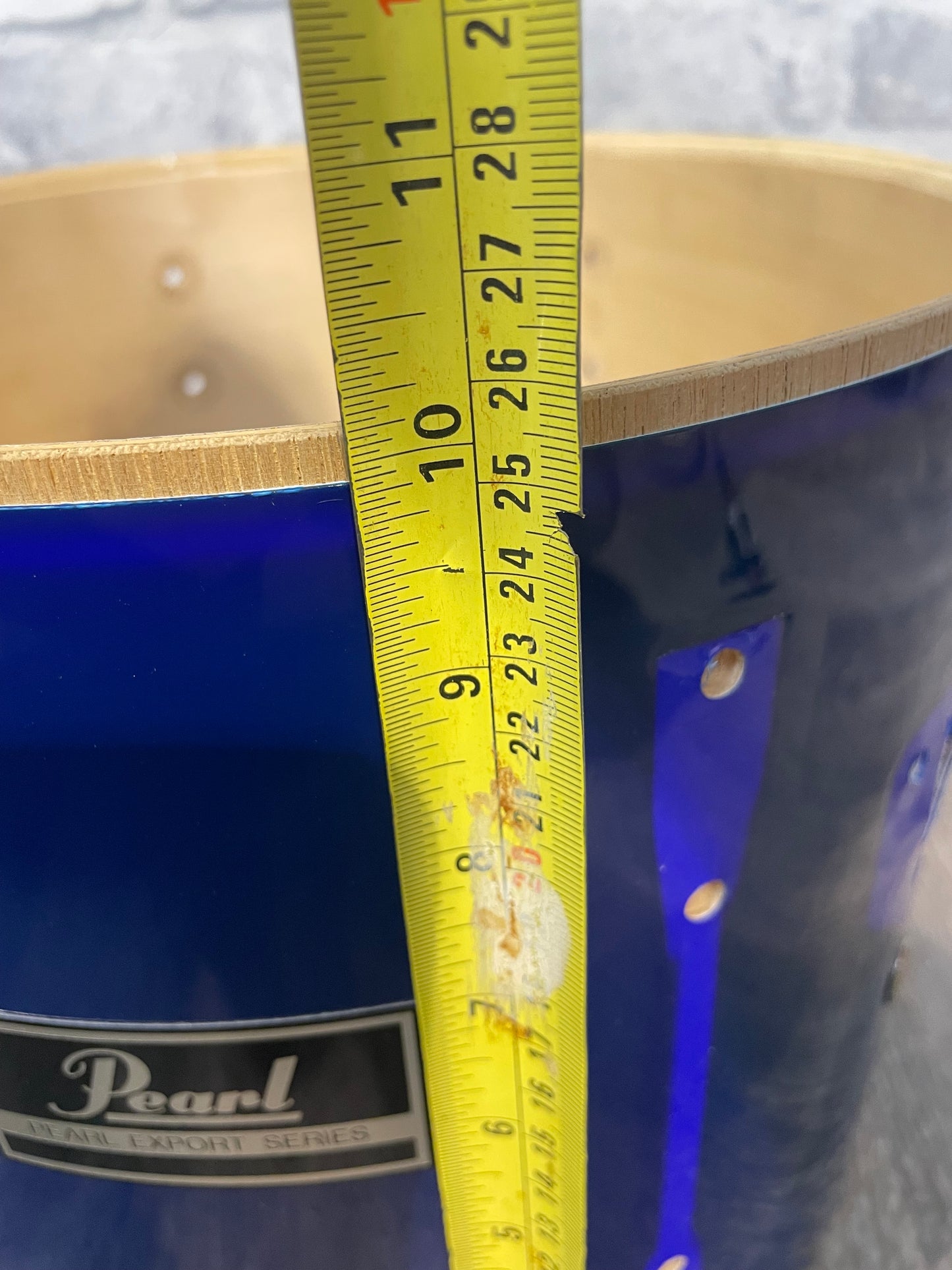 Pearl Export Tom Drum Shell 12”x10” Bare Wood Project / Upcycle #GP154