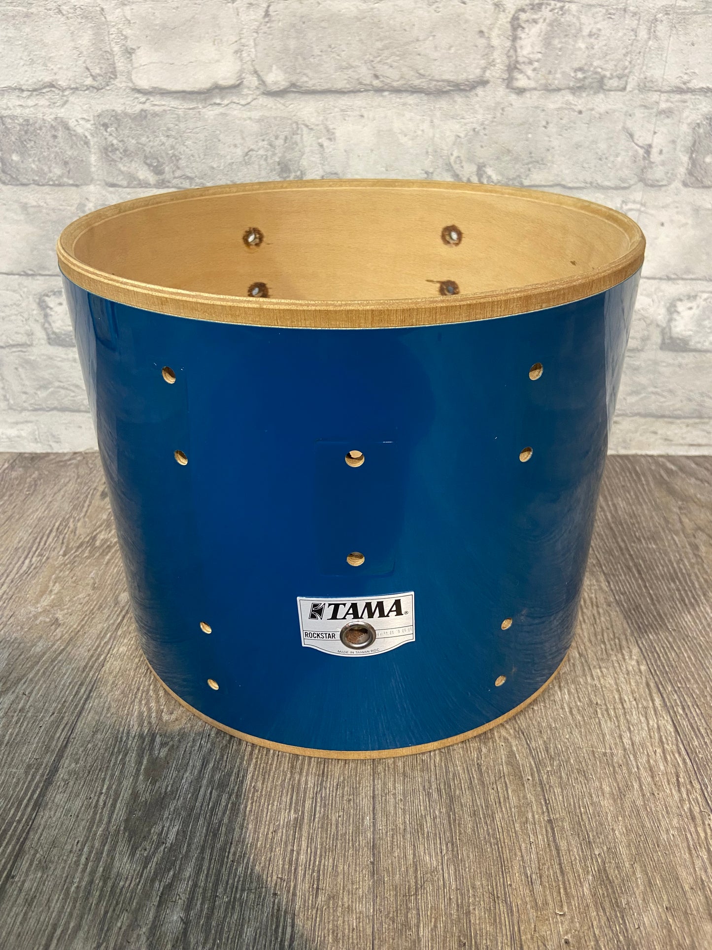 Tama Rockstar Tom Drum Shell 12”x10” Bare Wood Project / Upcycle #GP176