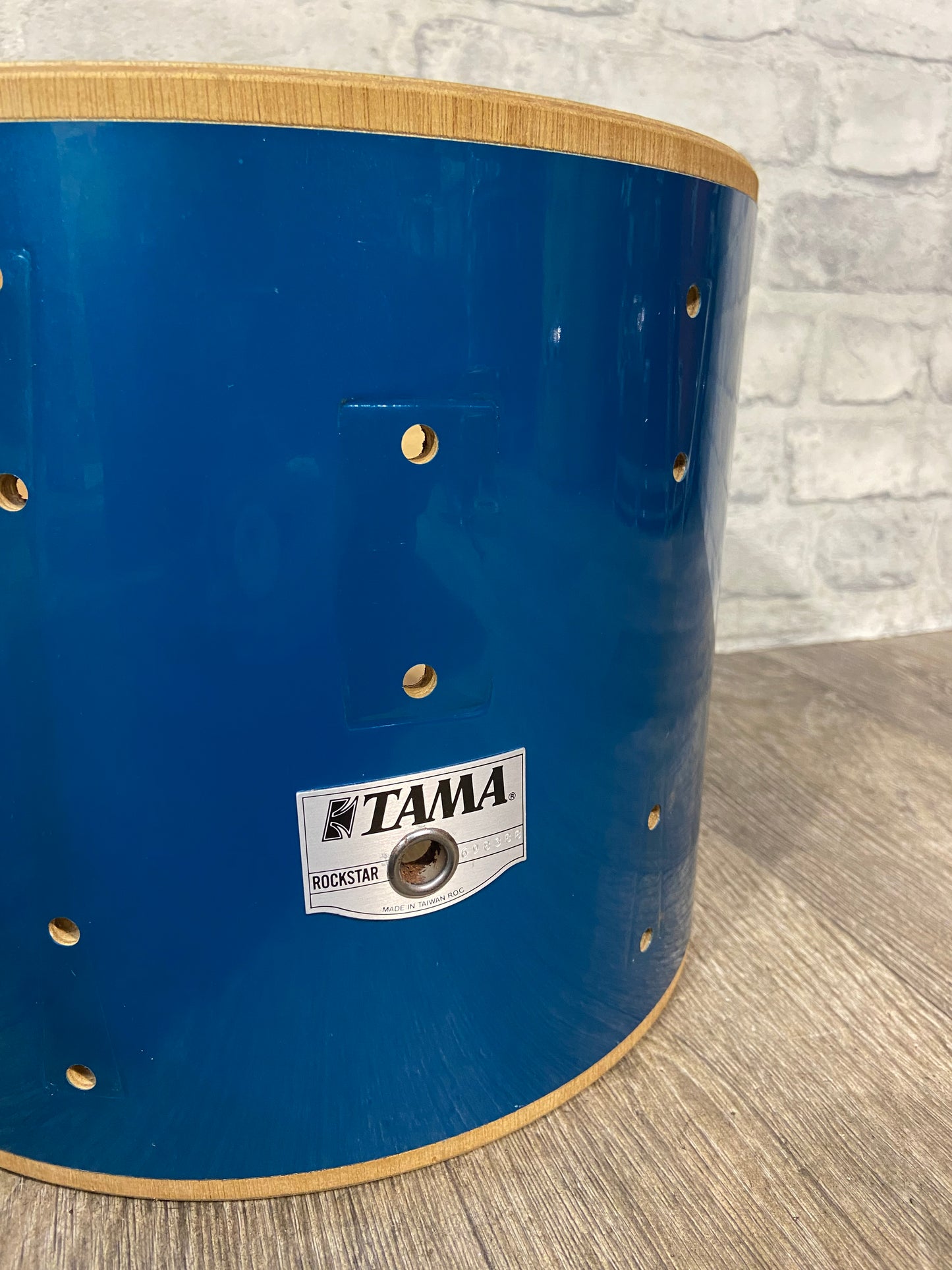 Tama Rockstar Tom Drum Shell 12”x10” Bare Wood Project / Upcycle #GP176