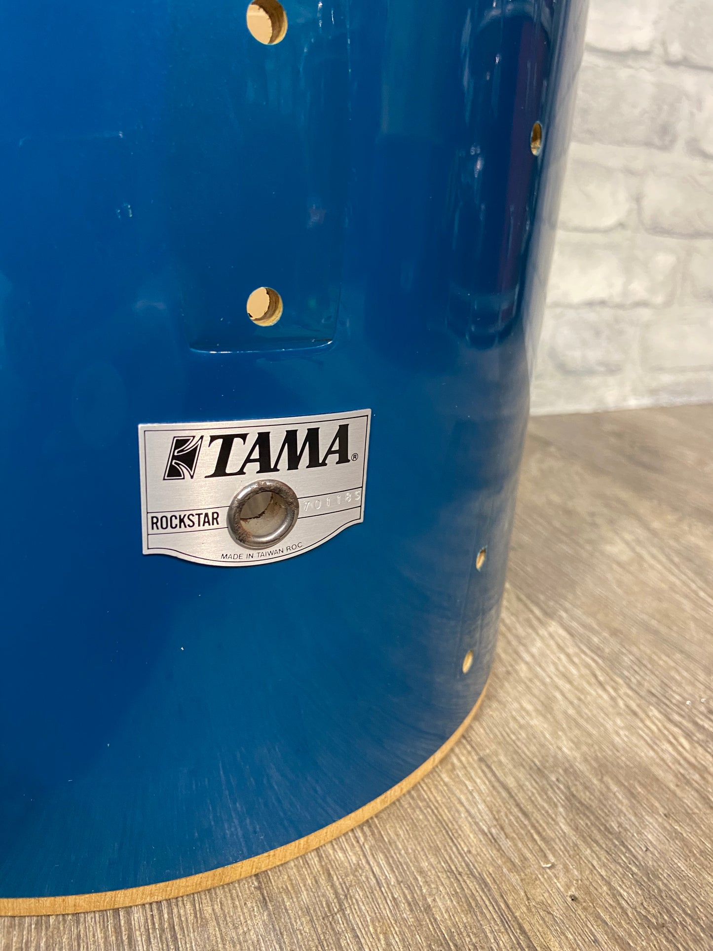 Tama Rockstar Tom Drum Shell 13”x11” Bare Wood Project / Upcycle #GP177