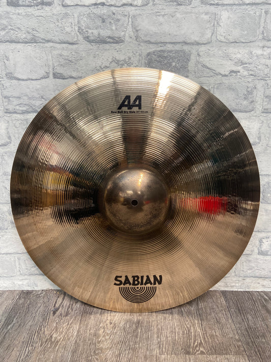 Sabian AA Raw Bell Dry Ride 21”/53cm Ride Cymbal #GY2