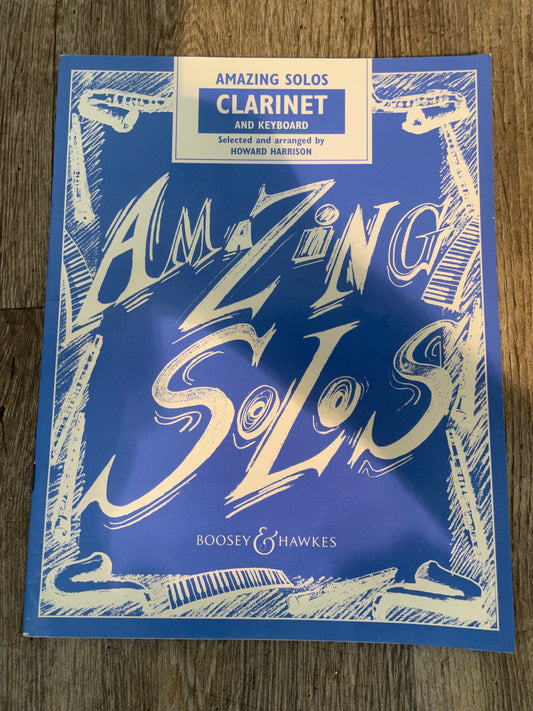 Amazing Solos Clarinet and Keyboard Book/Music Notation #X24