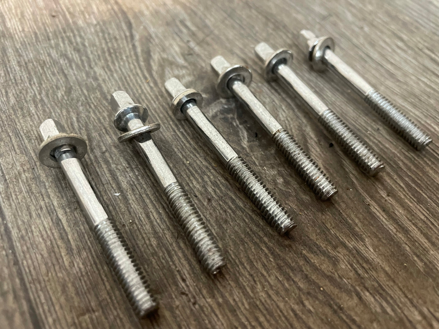 Ddrum Drum Tension Rods 57mm Screws Tom Hardware Spares x6 #GC170