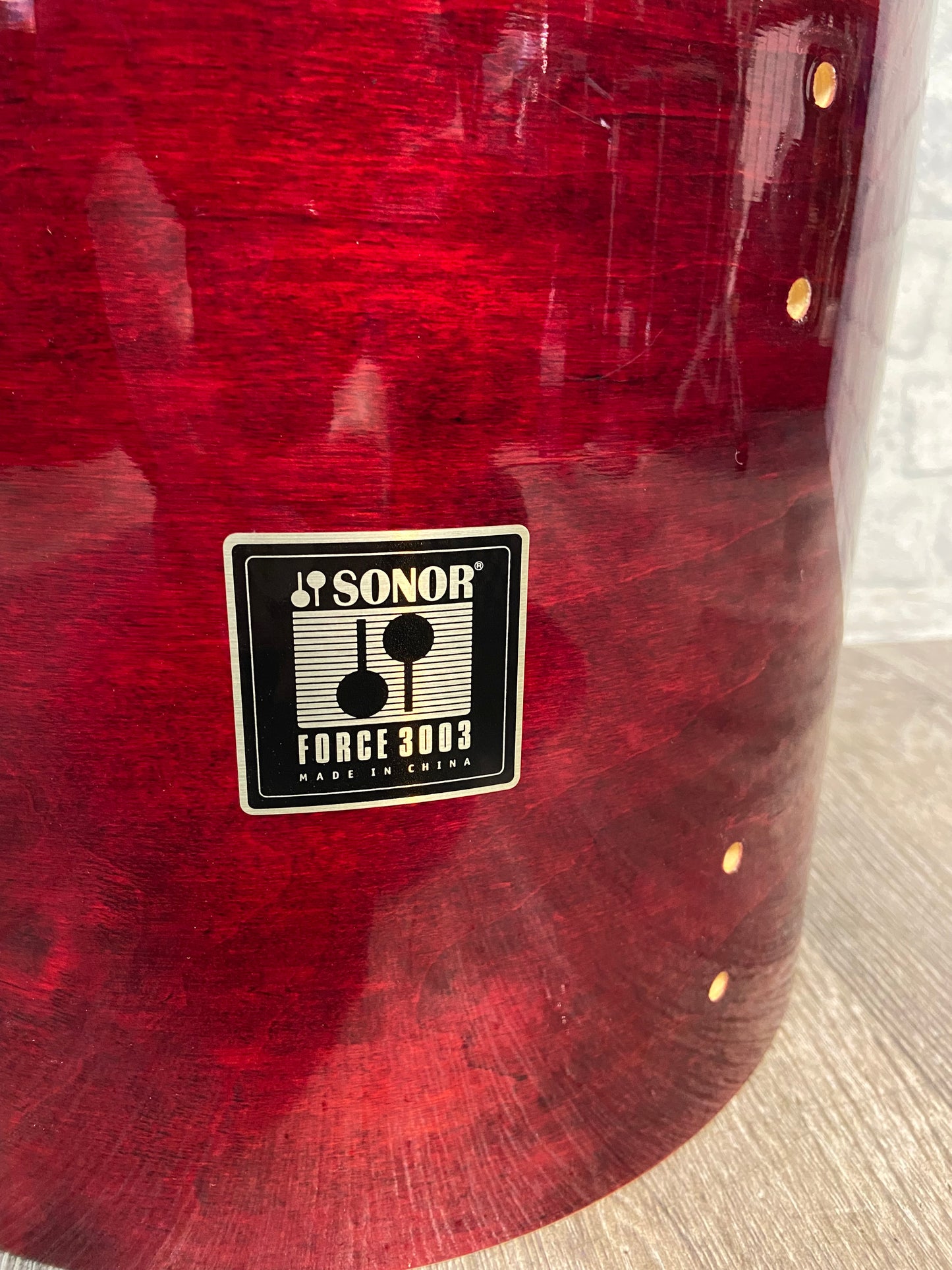 Sonor Force 3003 Tom Drum Shell 13”x11” Bare Wood Project #H17