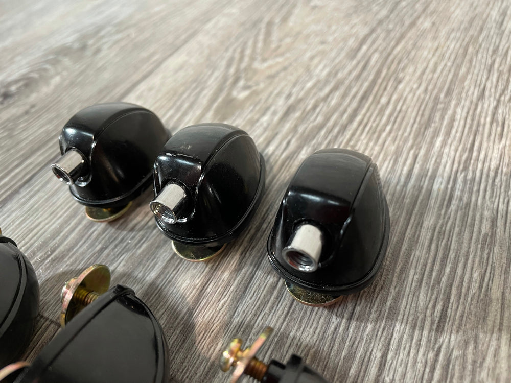 Black Tom/Bass Drum Spares Lugs 25mm Black Hardware  Set Of 6 #LU013