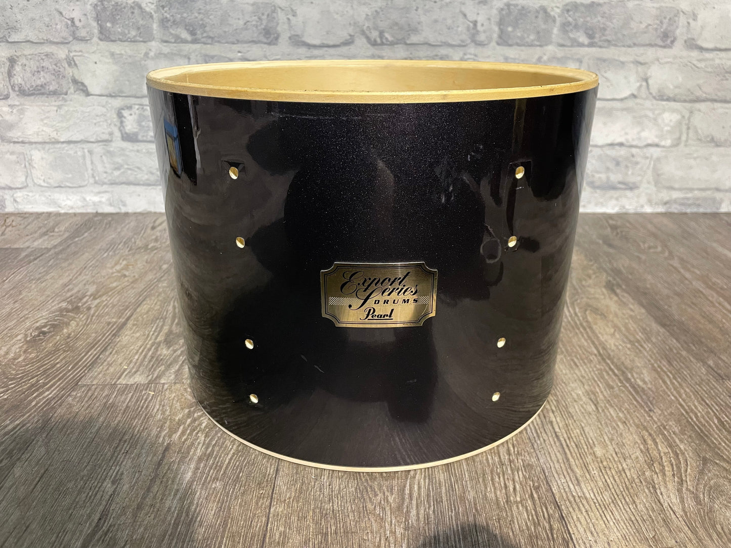 Pearl Export Tom Drum Shell 12”x9” Bare Wood Project #FL136