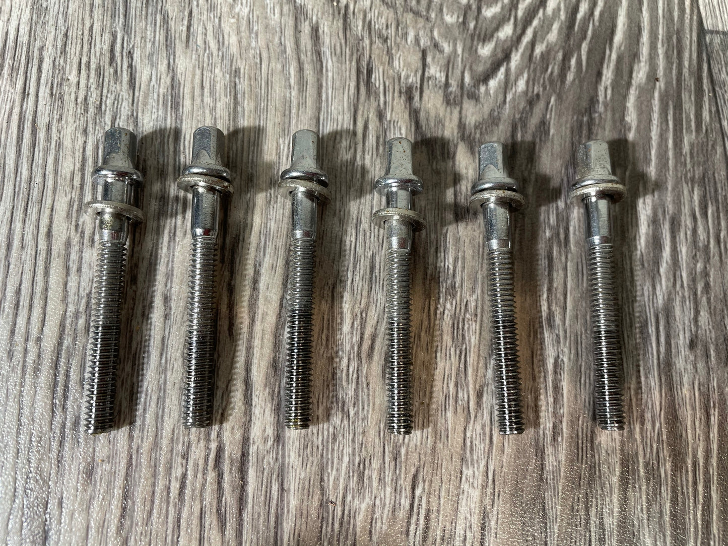 Tama Drum Tension Rods 59mm Screws Tom Hardware Accessory Spares x6 #TE017