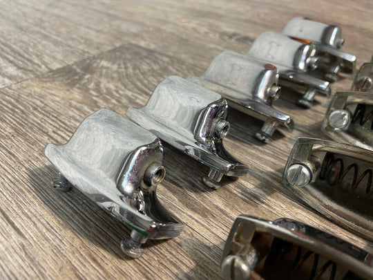 Vintage Ludwig Rocker Bass Drum Spares Lugs 45mm Hardware Set Of 10 #LU712