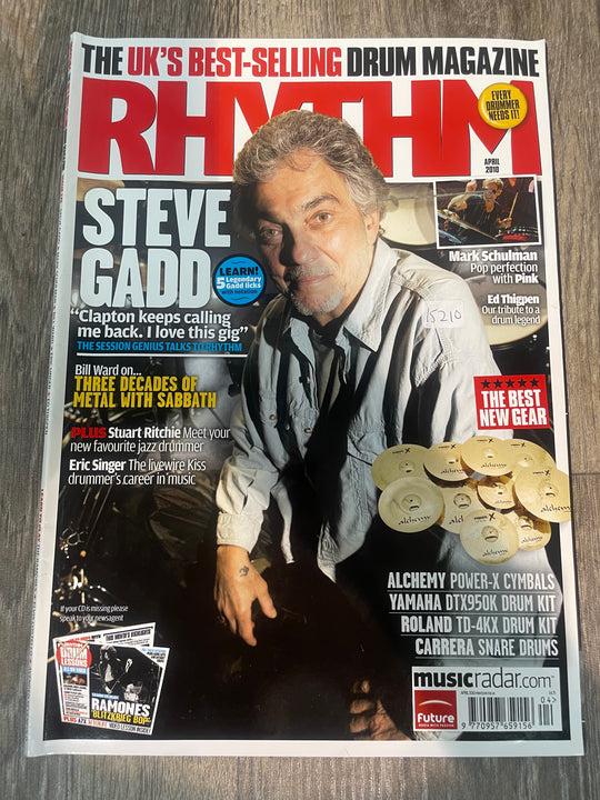 Rhythm Drum Magazine: Steve Gadd / Issue 175 / April 2010