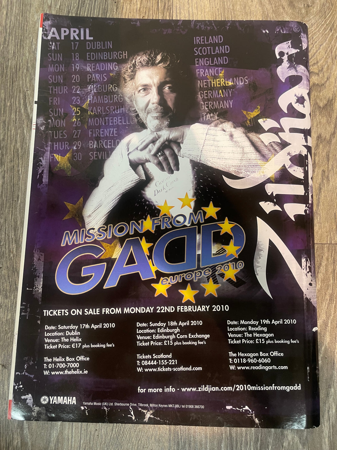 Rhythm Drum Magazine: Steve Gadd / Issue 175 / April 2010