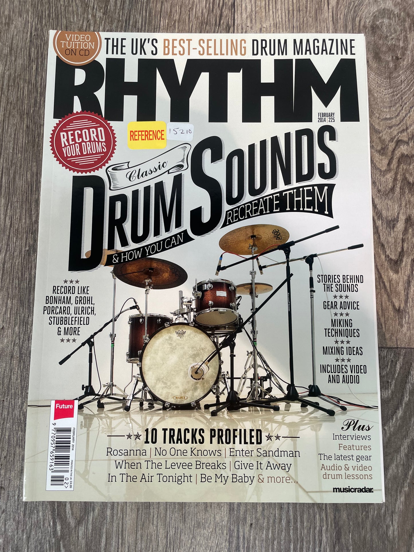Rhythm Drum Magazine: Classic Drum Sounds / Issue 225 / February 2014