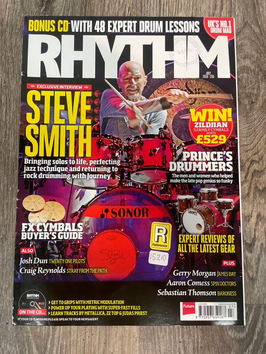Rhythm Drum Magazine: Steve Smith / Issue 256 / July 2016