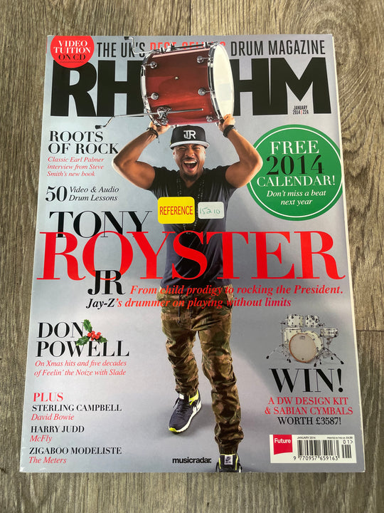 Rhythm Drum Magazine: Tony Royster / Issue 224 / January 2014