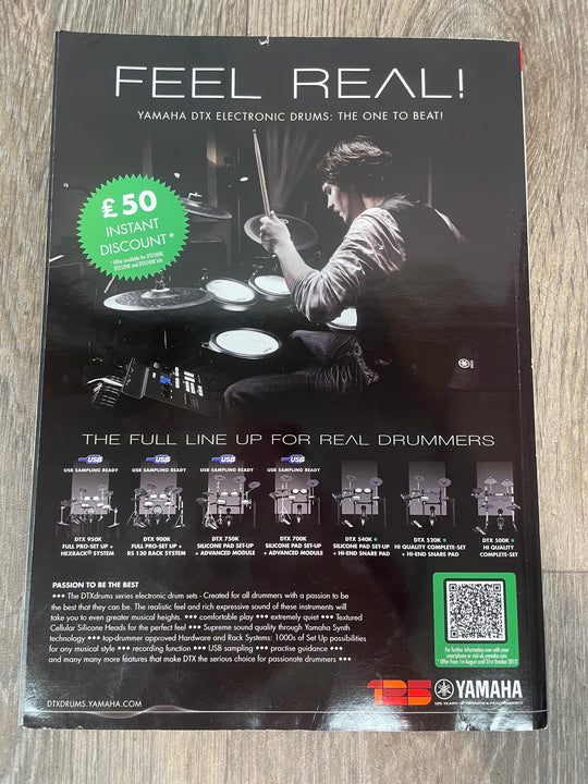 Rhythm Drum Magazine: Ronnie Vannucci / Issue 208 / October 2012