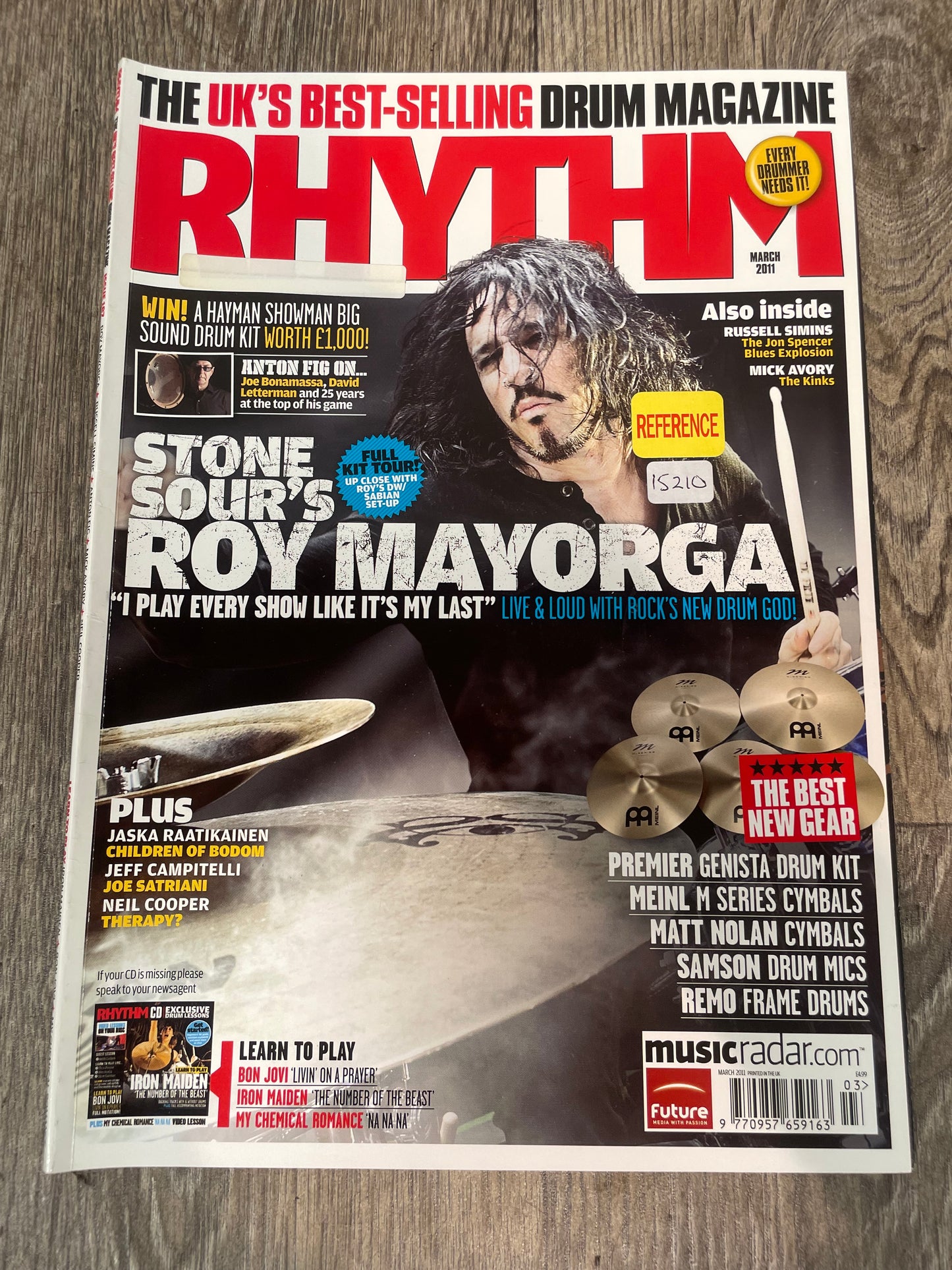 Rhythm Drum Magazine: Roy Mayorga / Issue 187 / March 2011