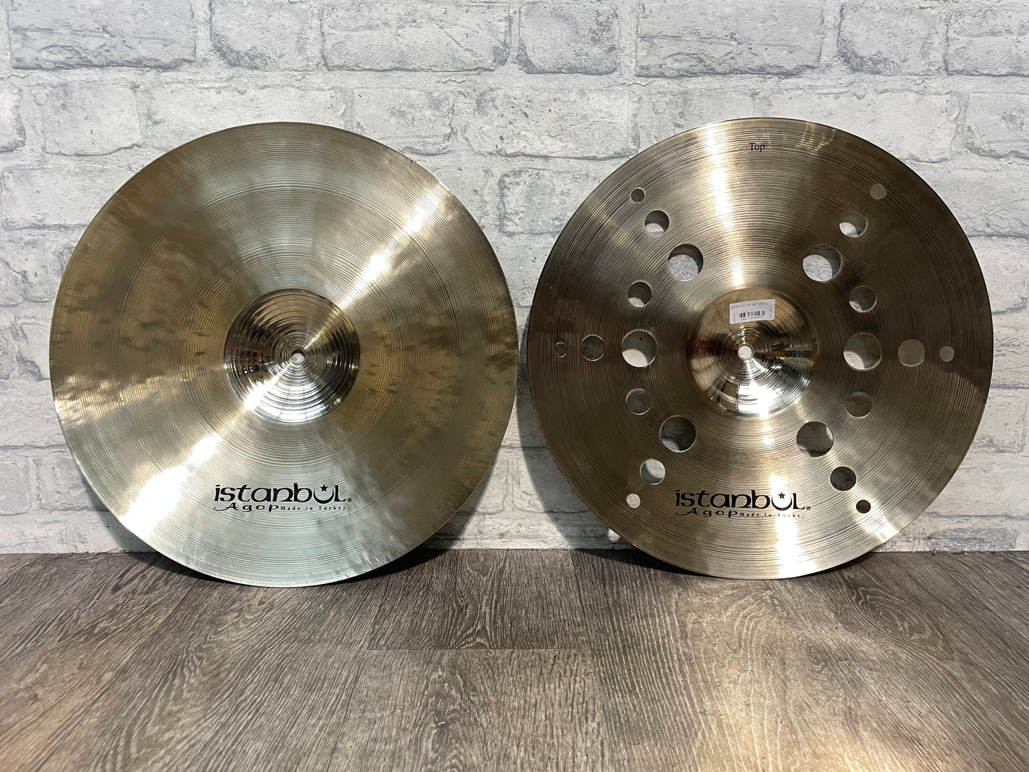 Istanbul Xist ION Hi Hats 16”/40cm Hi Hat Cymbals (Pair) #FV3