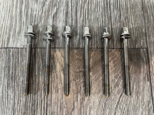 Sonor Drum Tension Rods 65mm Screws Tom Hardware  x6 #TE011
