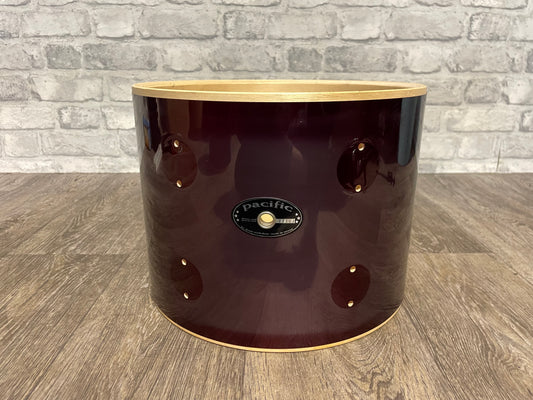 PDP Pacific Tom Drum Shell 12”x9” Bare Wood Project #EV76