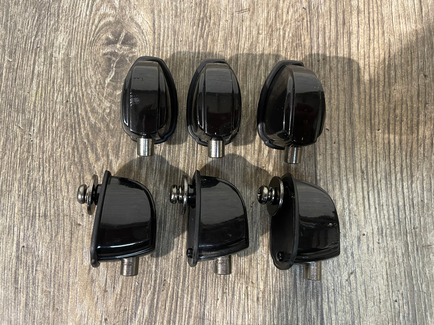 Mapex Meridian Black Tom Drum Spares Lugs 25mm Hardware  Set Of 6 #GO43