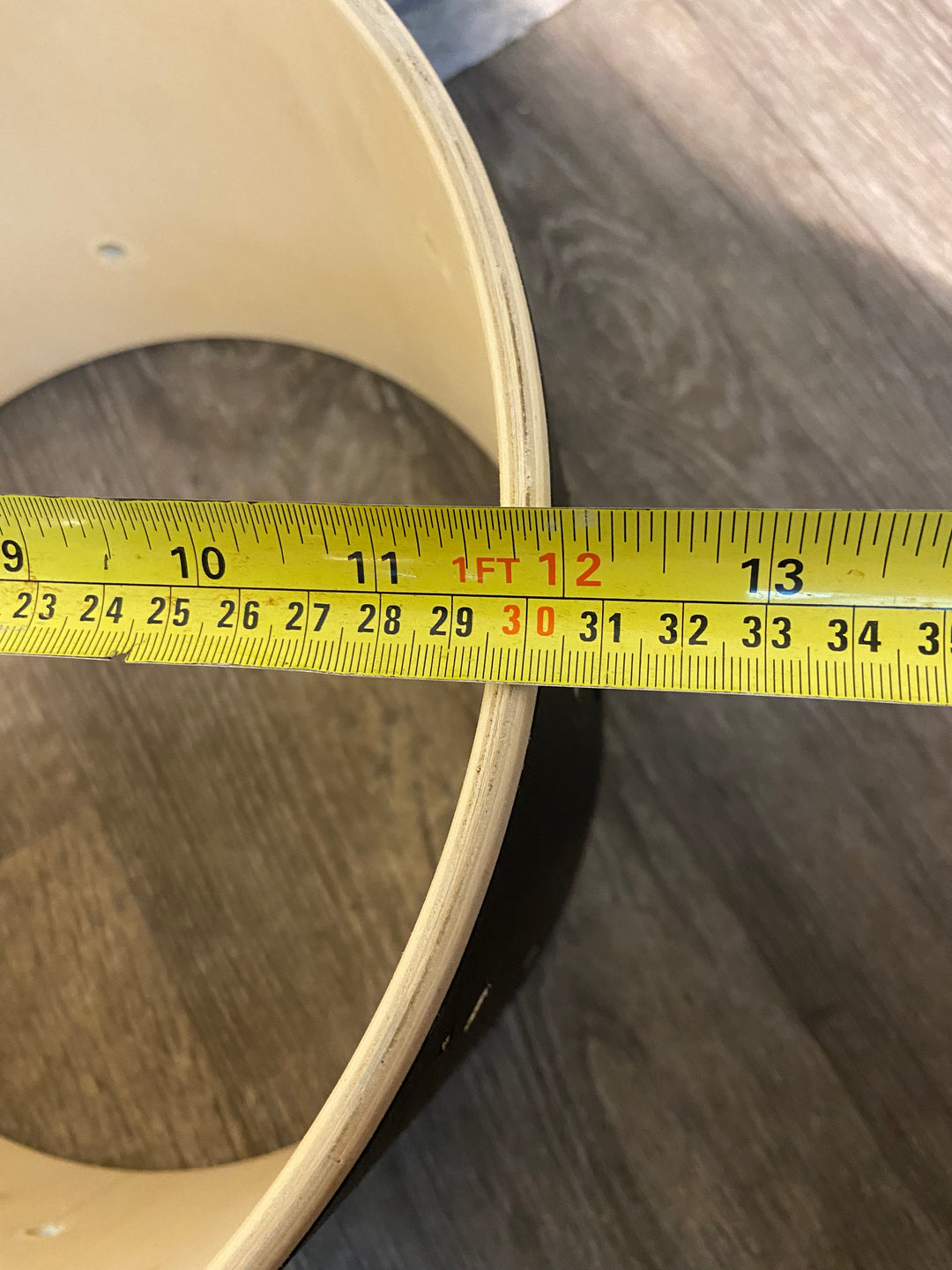 Mapex Storm Tom Drum Shell 12”x8” Bare Wood Project / Upcycle #GC112