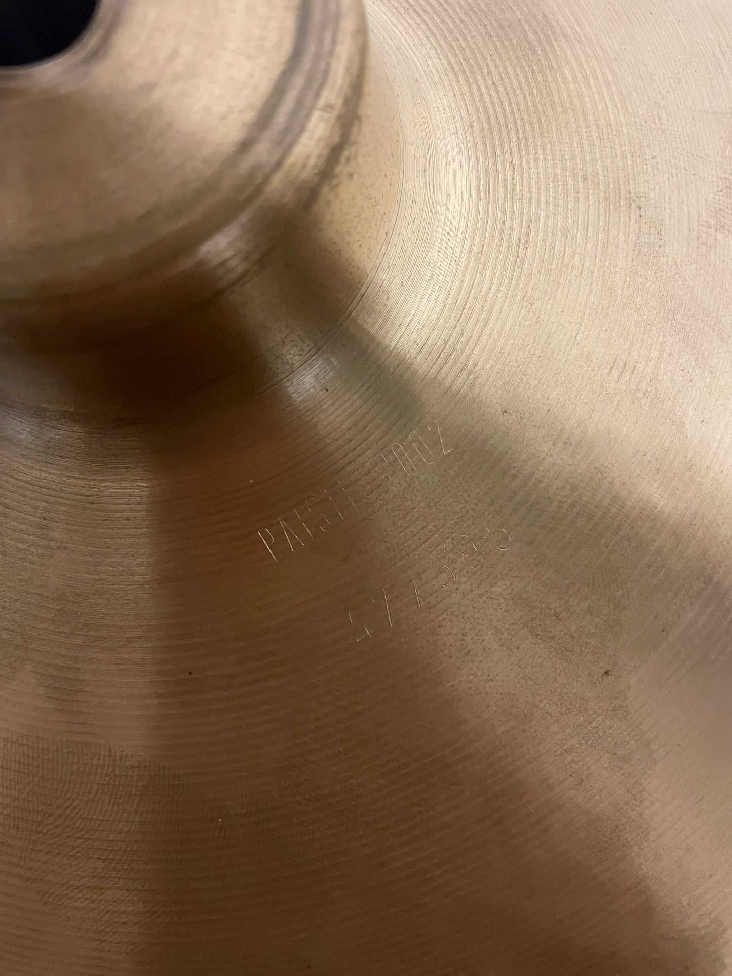 Vintage Paiste 2002 18”/45cm China Cymbal / Drum Accessory / 1297g #FD21