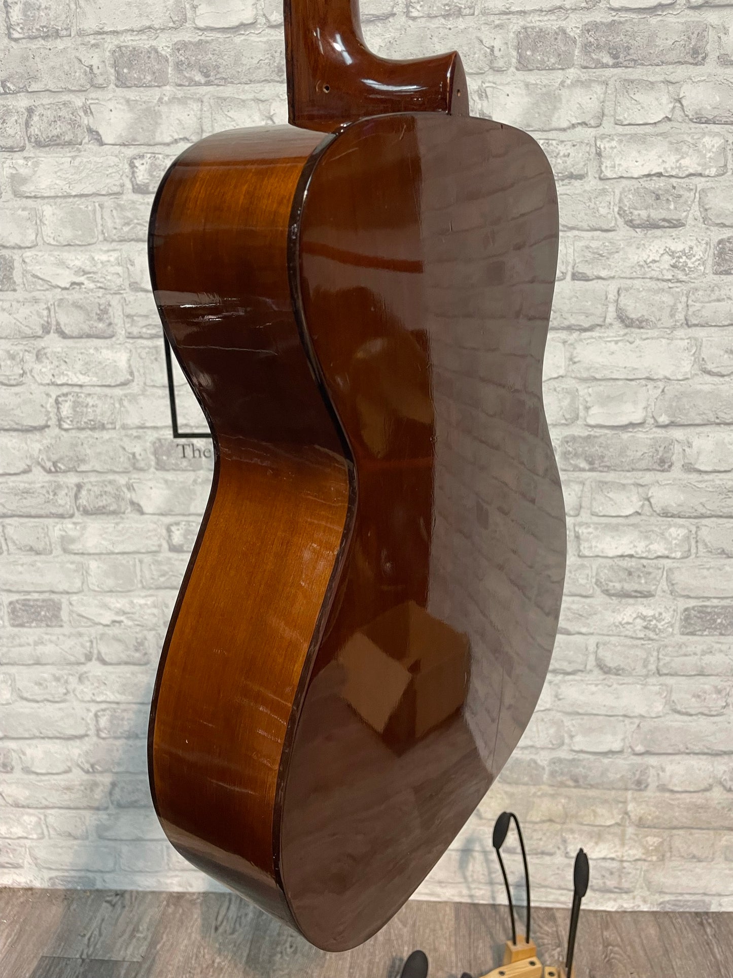 Kimbara Acoustic Guitar with Pick-Up  / 1970's Guitar