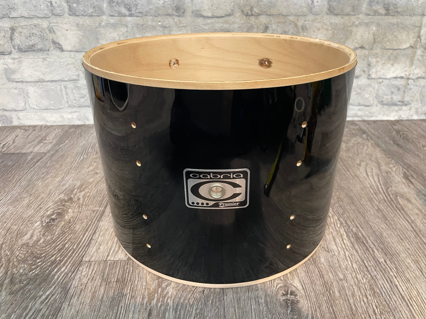 Premier Cabria Tom Drum Shell 12”x9” Bare Wood Project / Upcycle #DH37