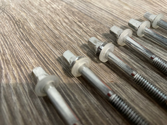 Ddrum Drum Tension Rods 59mm Screws Tom Hardware Accessory Spares x6 #TE506