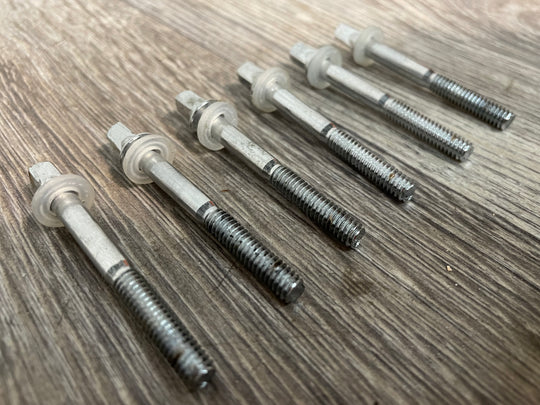 Ddrum Drum Tension Rods 59mm Screws Tom Hardware Accessory Spares x6 #TE506